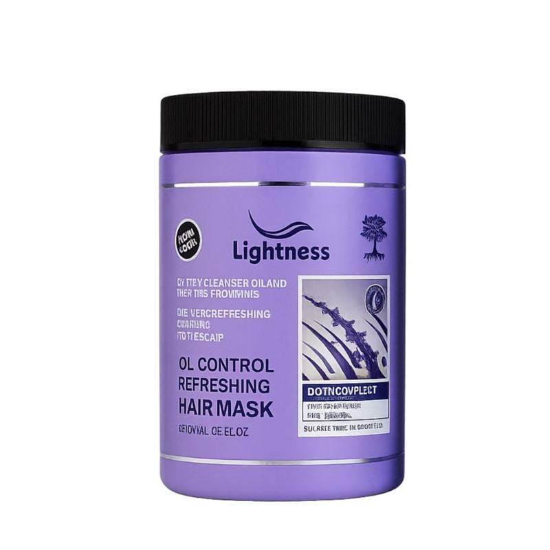 ماسک داخل حمام تقویت کننده مو لایتنس مدل Biotin مناسب موی چرب حجم 1000لیتر