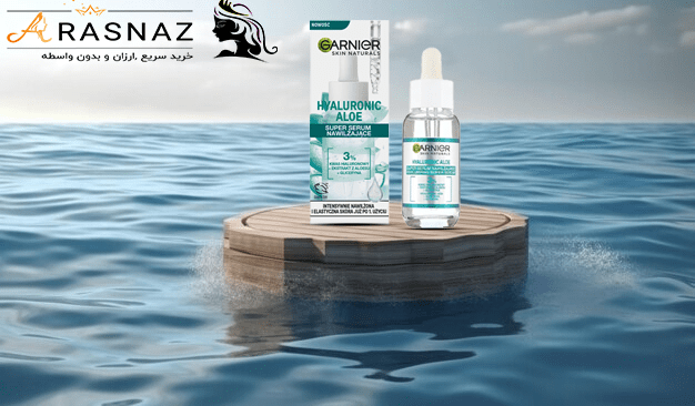 سرم آبرسان هیالورونیک و آلوورا گارنیر مدل Hyaluronic Aloe