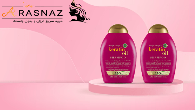 شامپو بلند کننده و ضد موخوره او جی ایکس مدل keratin oil