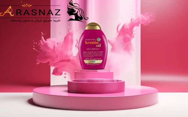 شامپو بلند کننده و ضد موخوره او جی ایکس مدل keratin oil