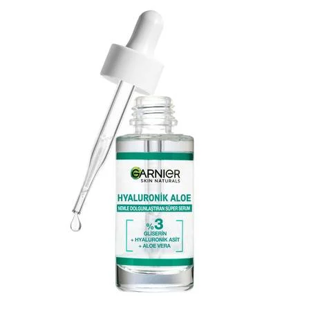 سرم آبرسان هیالورونیک و آلوورا گارنیر مدل Hyaluronic Aloe