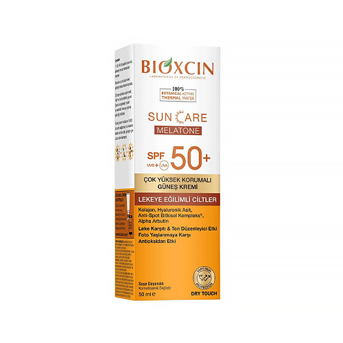 کرم ضدآفتاب بی رنگ ضد لک بیوکسین SPF50 حجم 50 میل